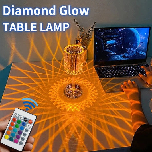 touching Control Crystal Lamp