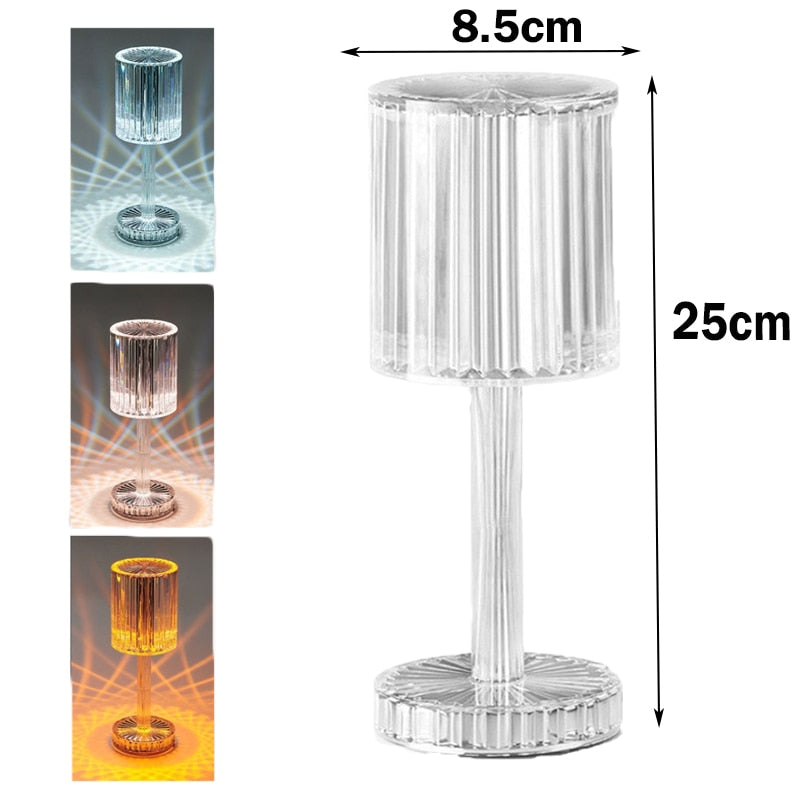 touching Control Crystal Lamp